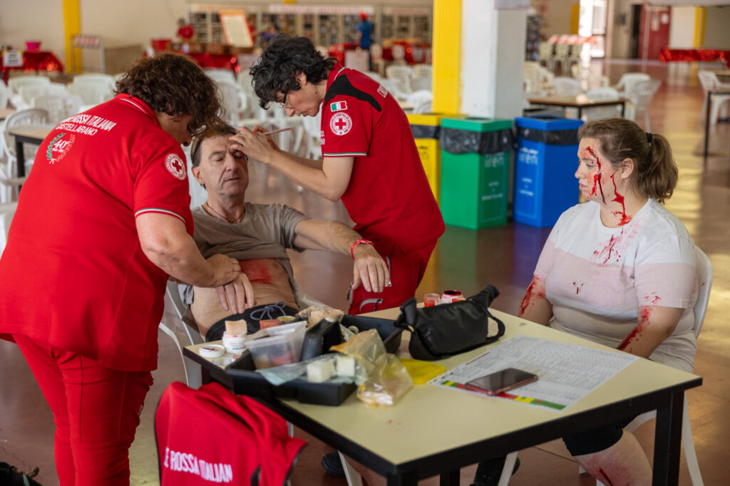 Truccatori Simulazione Maxi Emergenza Croce Rossa Scandiano
